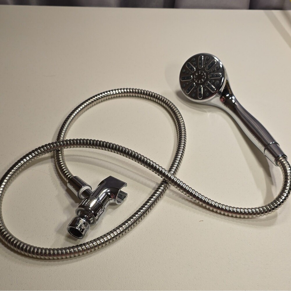 Glacier Bay Chrome Handheld Shower Head w/ Hose & Diverter Valve 1.8 GPM